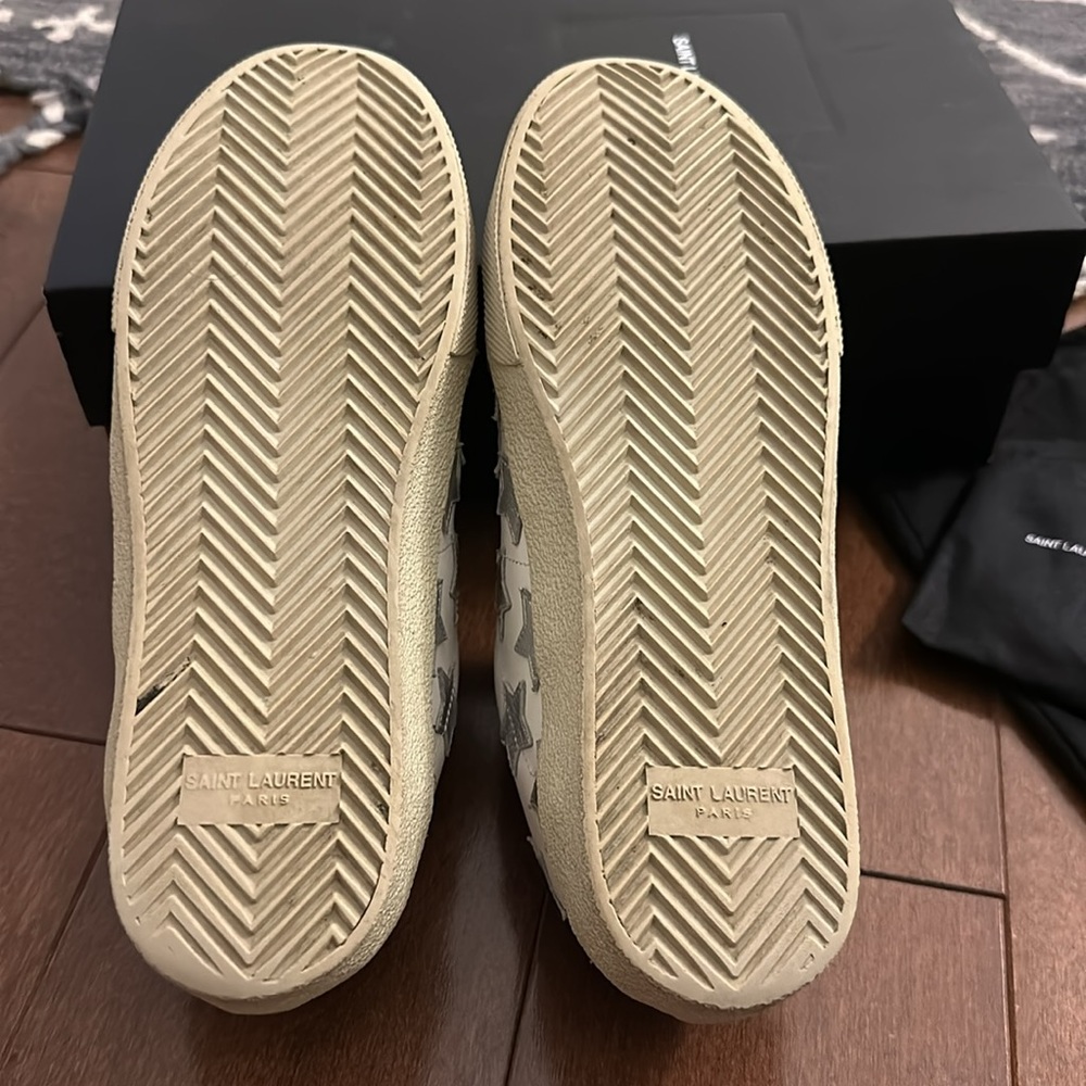 YSL  Court Metallic Star sneakers - Picture 10 of 11